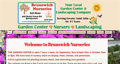 Desktop Screenshot of brunswicknurseries.com